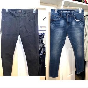 Men jeans black & denim